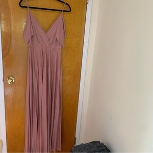 ASOS Pink floor-length gown